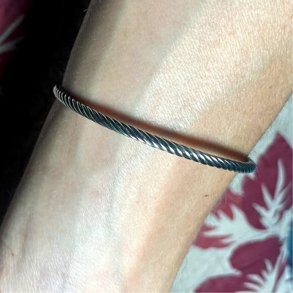 David Yurman Châtelaine Bracelet Lavender Amethyst over Hematine 925 SS – EUC - Picture 10 of 10